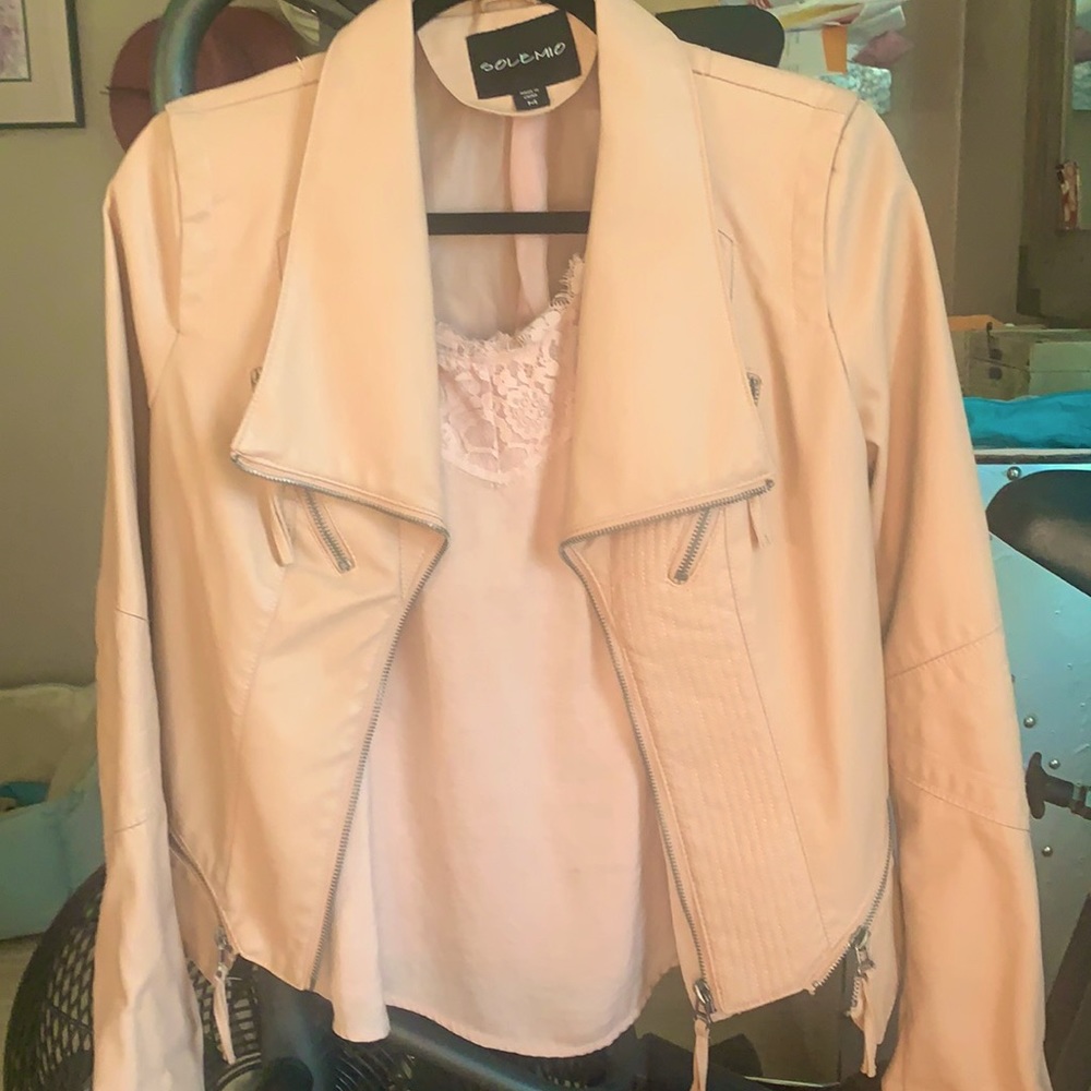 Blush colored jacket
